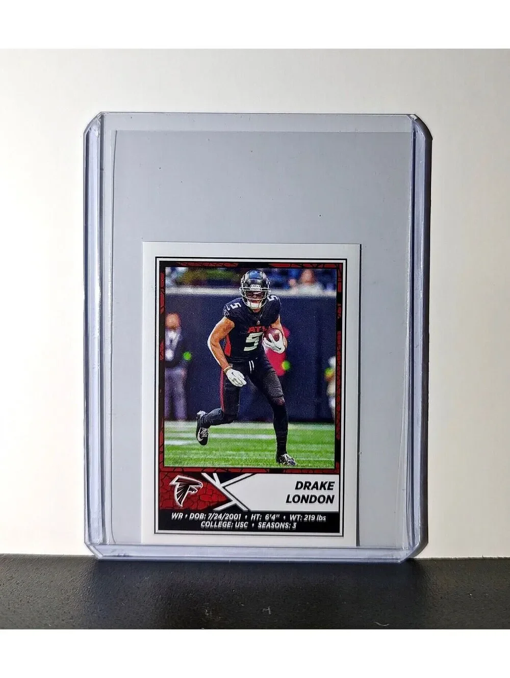 Drake London 2024 Panini NFL Sticker #430 Atlanta Falcons